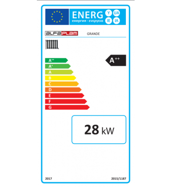 CAZAN COMPACT PE PELETI DIN OTEL GRANDE R-C 28KW - 2