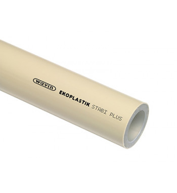 Teava PPR Ekoplastik gri cu insertie aluminiu STABI PLUS 50X6.9X4000 mm, PN20