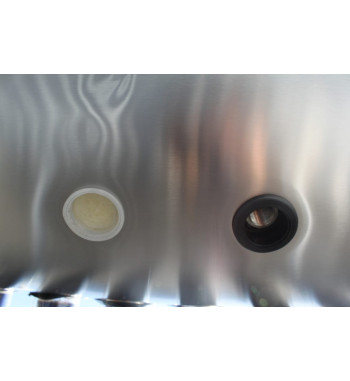 PANOU SOLAR PRESURIZAT PS190 - SARPANTA C.565 (bazin inox 190l; cutie 15 tuburi vidate; cutie cu furnitura PS190 sarpanta)