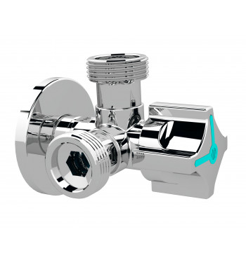 ROBINET COLTAR A80 TWIN MAC 1/2X3/8X3/8 M/ABS CQ4102