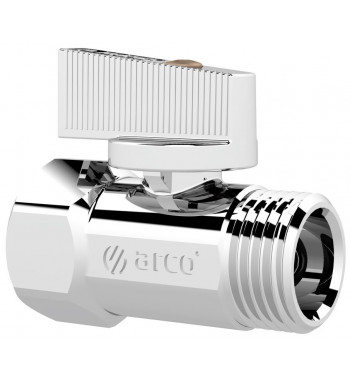 ROBINET SFERIC MINI 1/2 M-H CROMAT CU MANETA  2207C