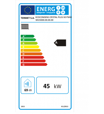 CENTRALA ECOCONDENS 50 CRYSTAL PLUS AT, CU KIT DE EVACUARE, CL.A   5001RO