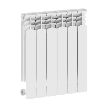 RADIATOR ALUMINIU G600F - 6 ELEMENTI  ARMATURA