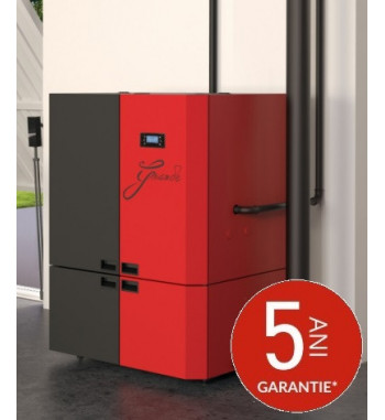 CAZAN COMPACT PE PELETI DIN OTEL GRANDE R-C 37KW