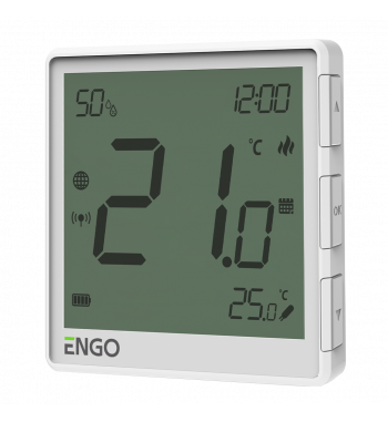 *TERMOSTAT DE CAMERA WIFI ZIGBEE, LI-ION, ALB EONE-BATW