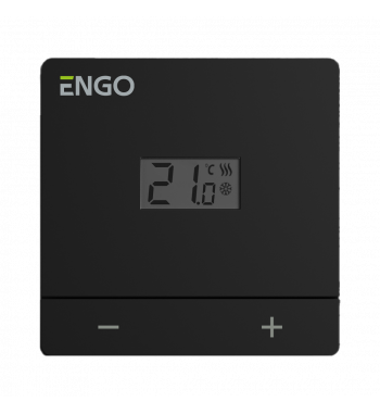 *TERMOSTAT DE CAMERA CU FIR, NEGRU, EASY-BATB