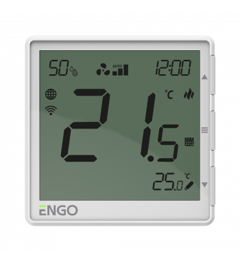 *TERMOSTAT VENTILOCONVECTOR WIFI 24V, ALB EFAN-24W