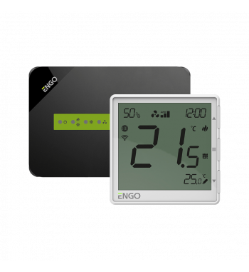 *TERMOSTAT VENTILOCONVECTOR FARA FIR, WIFI, ALB,  EFAN-RFW