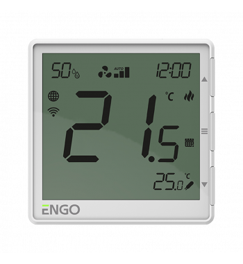 *TERMOSTAT VENTILOCONVECTOR FARA FIR, WIFI, ALB,  EFAN-RFW