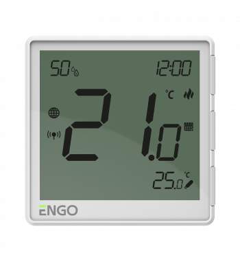 *TERMOSTAT DE CAMERA WIFI ZIGBEE, 230V, ALB, EONE-230W