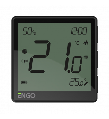 *TERMOSTAT DE CAMERA WIFI ZIGBEE, LI-ION, NEGRU EONE-BATB