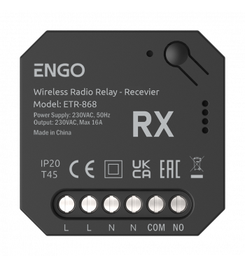 *RELEU PRIN RADIO FRECVENTA, 230 V  ETR-868