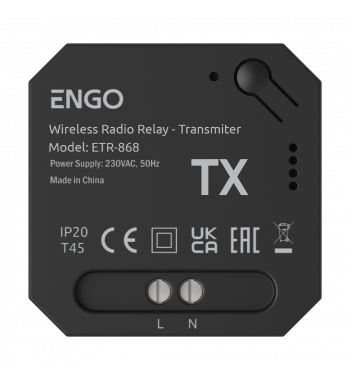 *RELEU PRIN RADIO FRECVENTA, 230 V  ETR-868