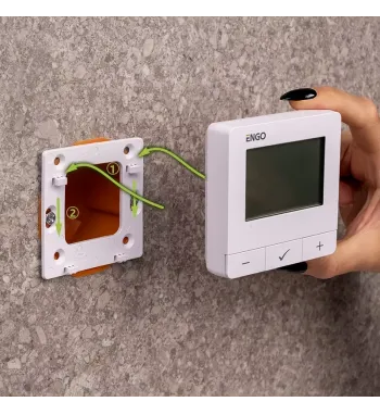 *TERMOSTAT DE CAMERA WIFI ZIGBEE/868MHZ, ALB E25-BATW