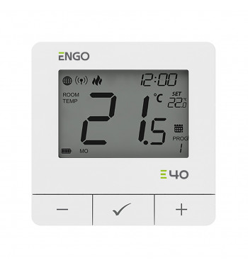 TERMOSTAT DE CAMERA WIFI ZIGBEE/868MHZ, ALB E40-BATW