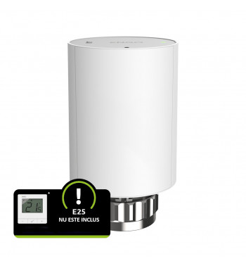 CAP TERMOSTATIC ELECTRONIC, FARA FIR, ALB  ETRV-M28