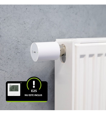 *CAP TERMOSTATIC ELECTRONIC, FARA FIR, ALB  ETRV-M28