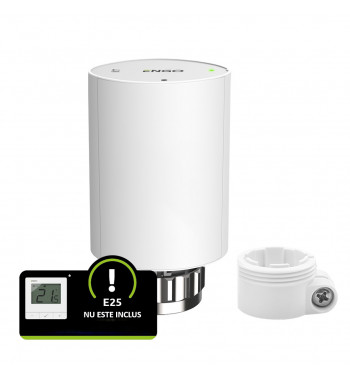 CAP TERMOSTATIC ELECTRONIC, FARA FIR, ALB, ADAPTOR RA ETRV-M30+RA