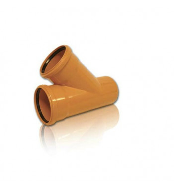 Ramificatie PVC-KG 125/110X45°