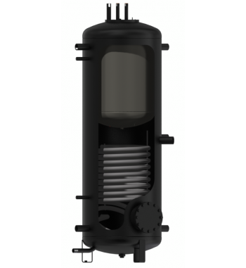 Rezervor de acumulare DZD NADO 750 L, 1 serpentina si boiler inclus 140 L