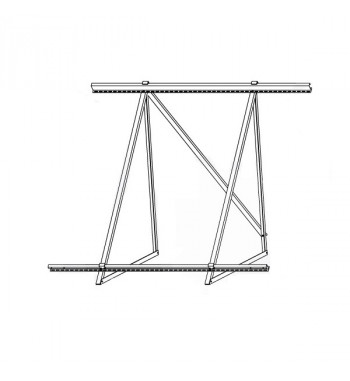 Suport fixare pentru 2 colectoare  pentru colectoare TS 300