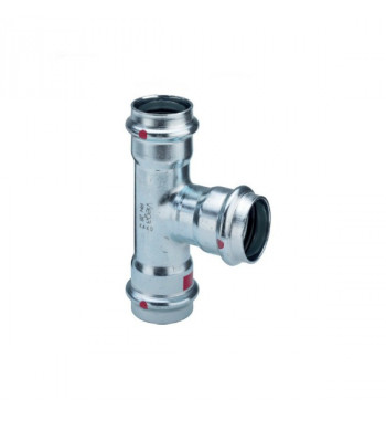 Teu redus otel zincat 18X15X18 Viega Prestabo