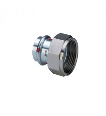 Mufa otel zincat int.- int. cu garnitura 18X1" Viega Prestabo