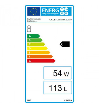 Boiler de sol mixt DZD OKCE, 1 serpentina, 125 L, element incalzitor electric (2.2 kW) incorporat in flansa