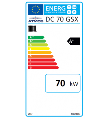 Cazan pe combustibil solid Atmos DC70GSX - 2